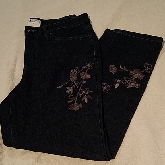 d & co. denim & company (8P) capri jeans - Picture 12 of 15